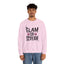 Light Pink "Glam or Scream" - Unisex Crewneck Sweatshirt