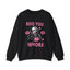 Black "Boo you whore" - Unisex Crewneck Sweatshirt