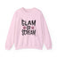 Light Pink "Glam or Scream" - Unisex Crewneck Sweatshirt